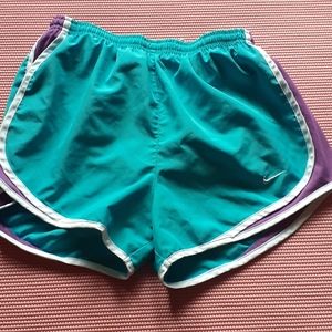 Blue and Purple Nike Shorts